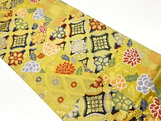 JAPANESE FUKURO OBI / WOVEN CHECKERED / BY JURAKU